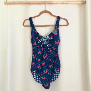 Juicy couture reversible one piece swimsuit